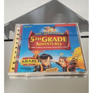 The Clue Finders 5th Grade Adventures CD-ROM 1999 The Learning Company